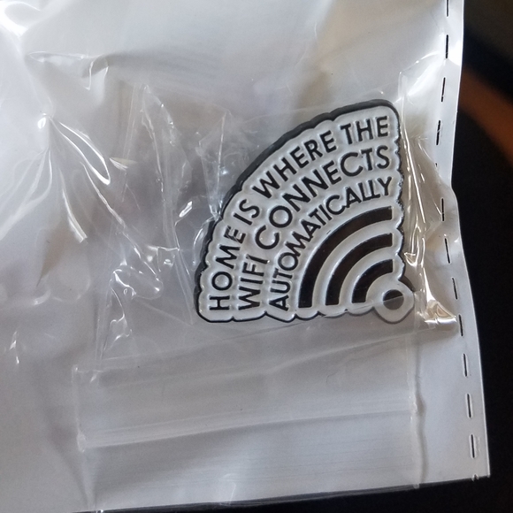 *2 for $13* Home is Where The Wifi Connects... Pin - Picture 7 of 8